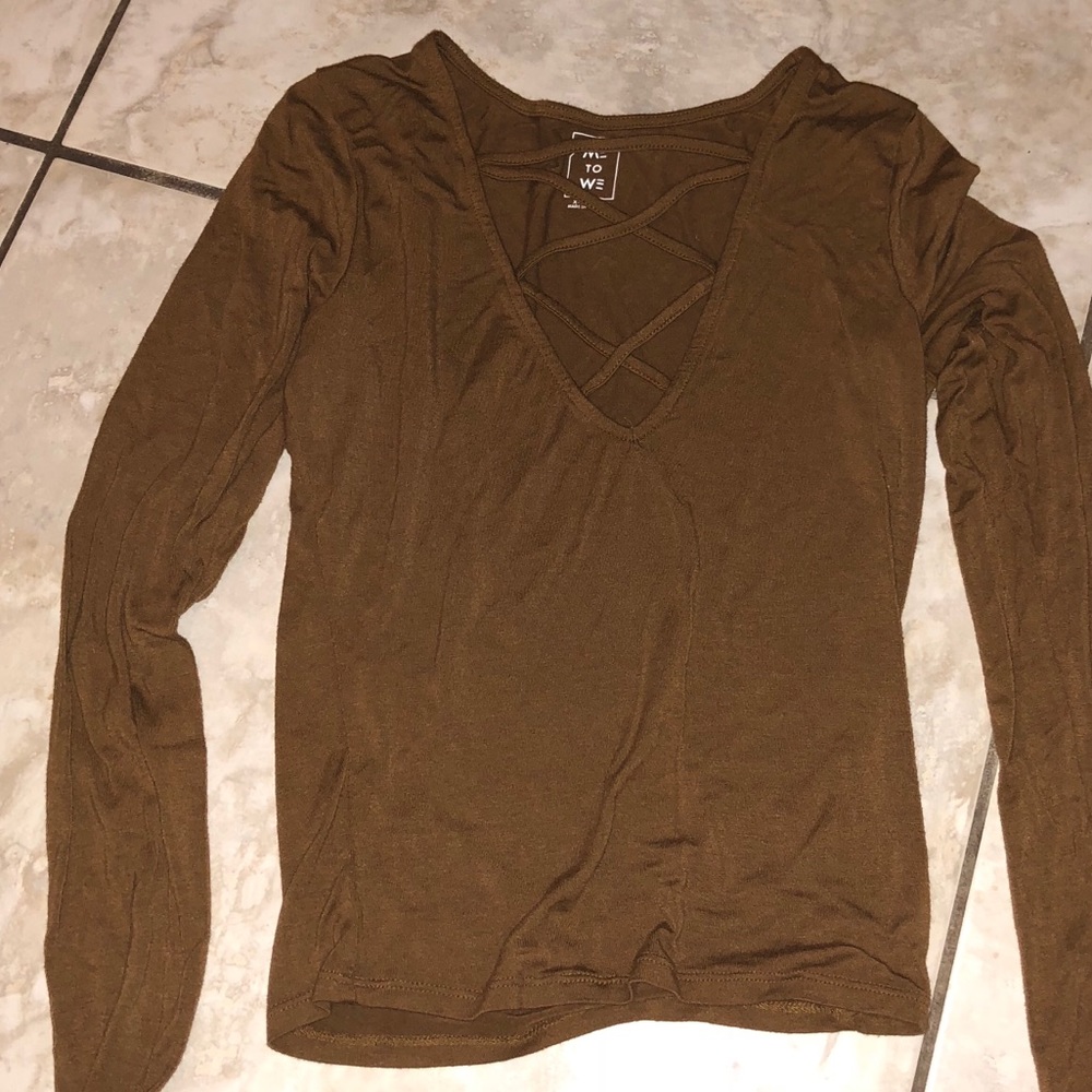 String up long sleeve - olive green